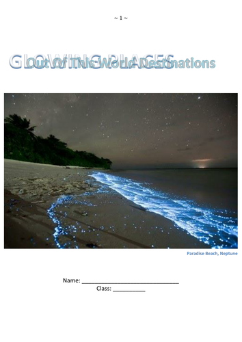 Glowing Places - A Space Investigation