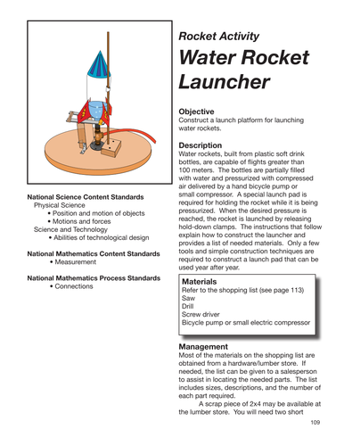 Water Rocket Launcher Directions