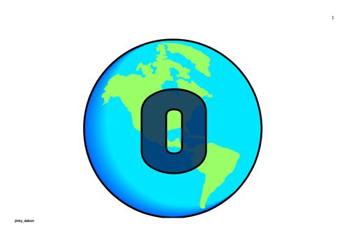 Earth Day Themed Counting By 100's