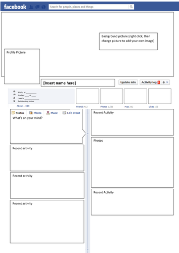 Facebook Template - Timeline version