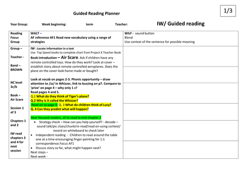 Project X   AIR SCARE   3C TO 3B