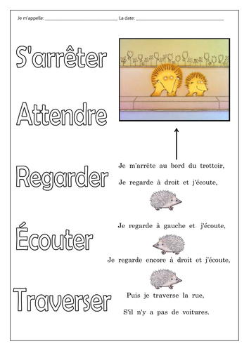 S'arrêter, Regarder, êcouter, Traverser