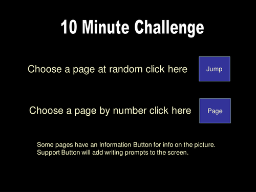 Creative Writing 10 Minute Challenge