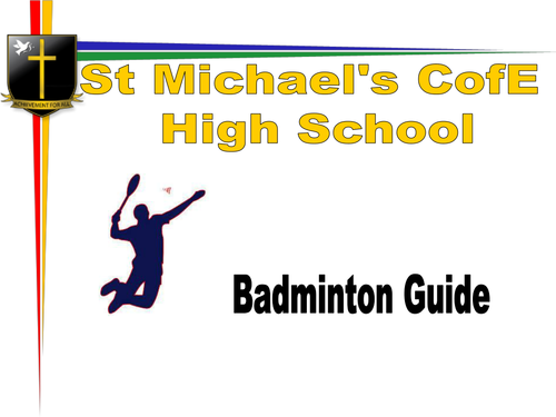 Badminton Shots booklet