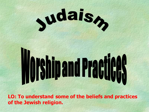 Jewish Worship