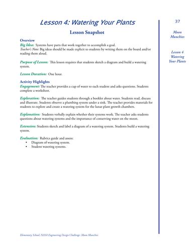 Lesson 4: Watering Your Plants