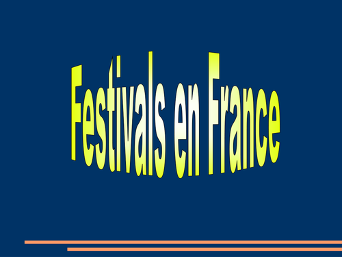 Les festivals de musique en France