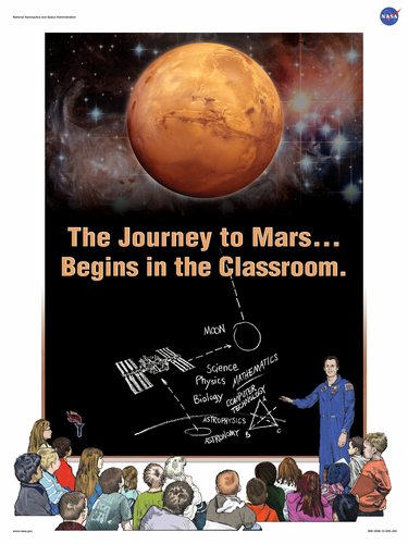 Mars -- The Red Planet Poster