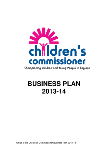 OCC - Business Plan 2013-14