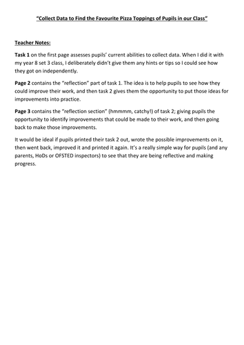 Collect & Present Data - Reflective Learners