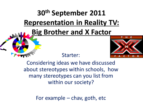 Representation in Reality TV