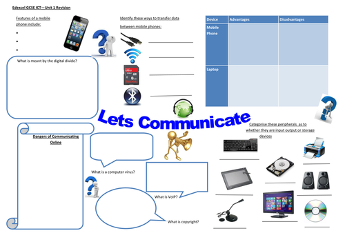 Edexcel GCSE ICT Unit 1 - Digital World activity