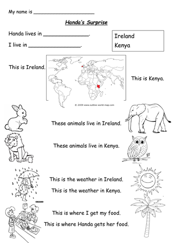 Handa's Surprise worksheet by ClaireOCallaghan - Teaching Resources - Tes