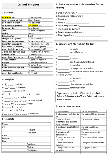 french-gcse-revision-quickie-on-healthy-lifestyle-by