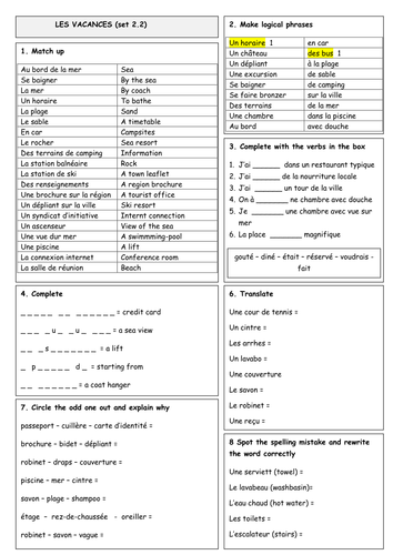 French holiday coursework gcse 07 image