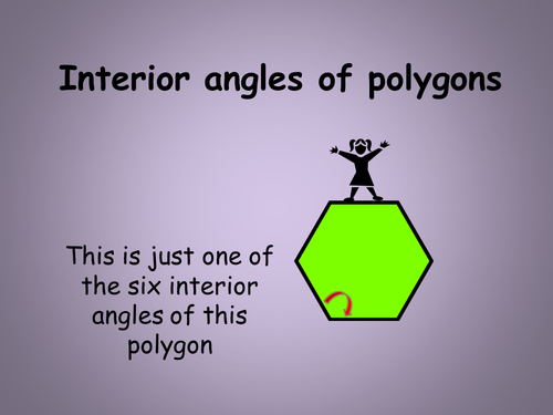 Interior angles of polygons