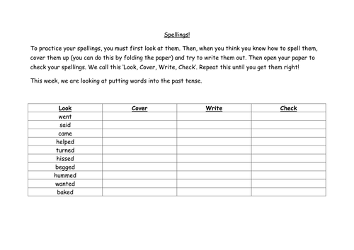 Spellings | Teaching Resources