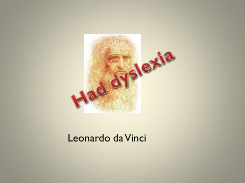 Famous People with Dyslexia - PowerPoint