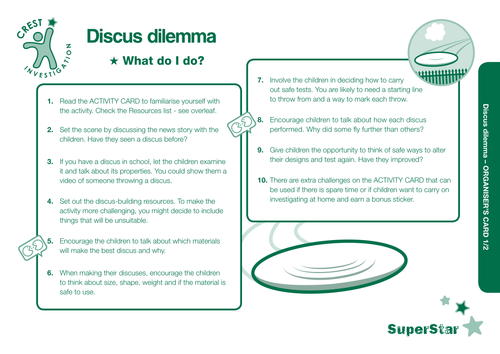 Discus Dilemma SuperStar activity