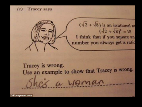 Funny exam answers