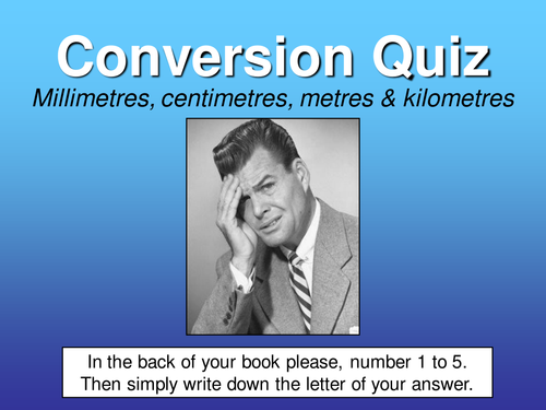 Converting Metric Units (Lengths)