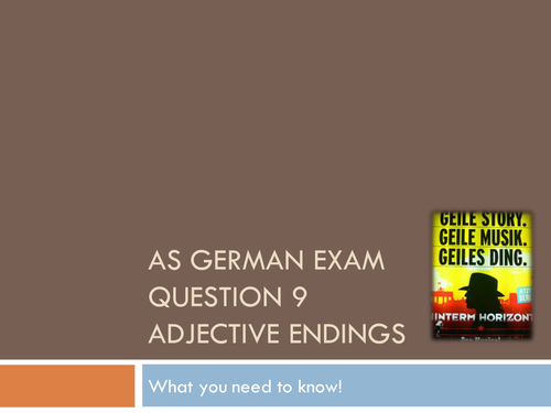 AQA AS German Question 9