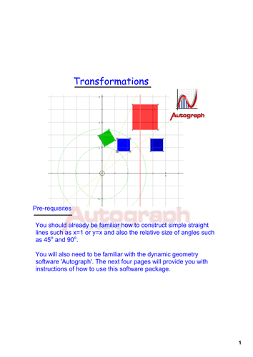 Transformations in Autograph