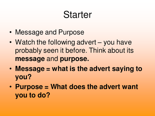 Message and purpose source questions