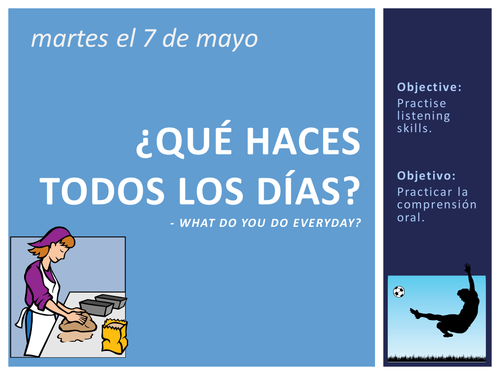 KS3 Spanish - What do you do at the weekend?