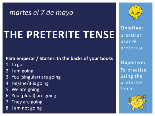 KS3 Spanish - Preterite Tense