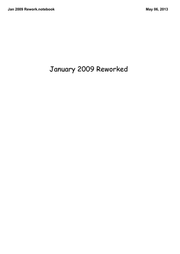 AQA PC4 June 2009 Rework (extend students)