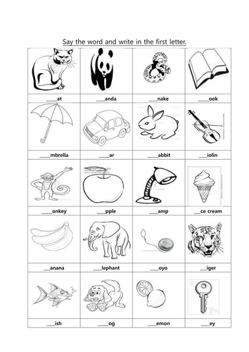 Alphabet Worksheet | Teaching Resources