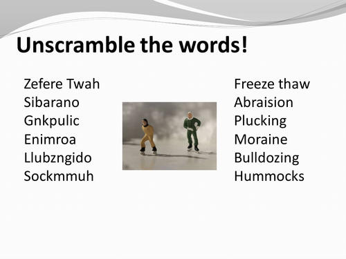 Formation of Corries