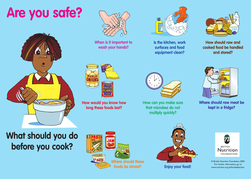  Food Safety Poster by foodafactoflife Teaching Resources