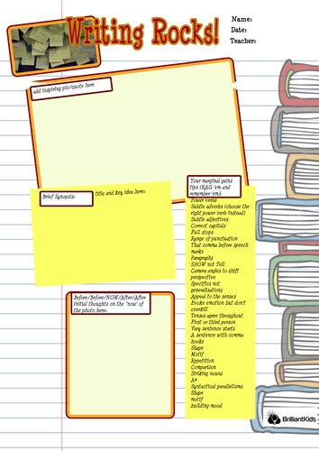 Scaffolding writing ks1 image