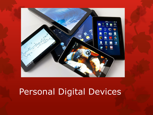 Personal Digital Devices