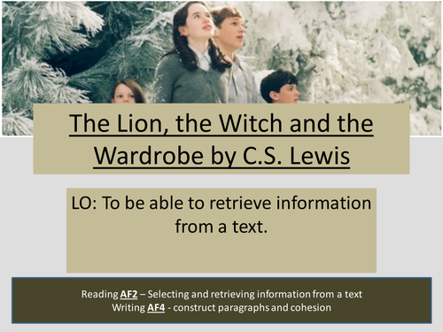 The Lion The Witch And The Wardrobe Worksheets Teaching Resources