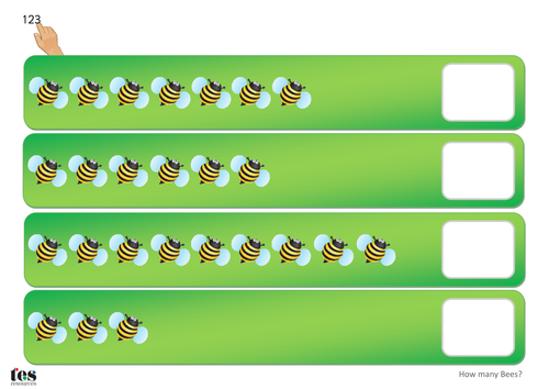 How many Bees? TEACCH Activity