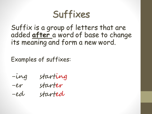 Suffixes er and ing | Teaching Resources