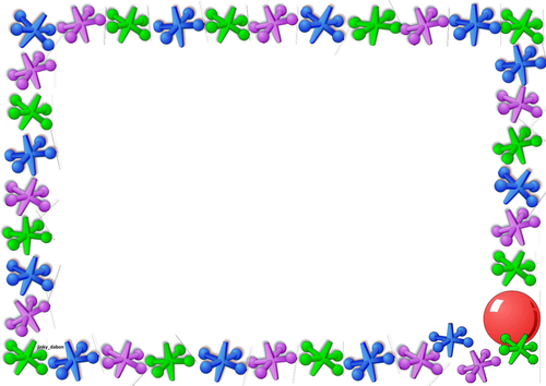 Jackstones Themed Line Paper and Pageborders