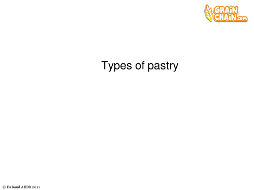 Pastry IDEAL FOR REVISION