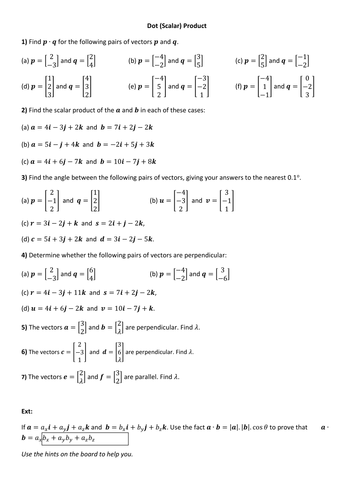 Vectors Basics Lesson | Teaching Resources