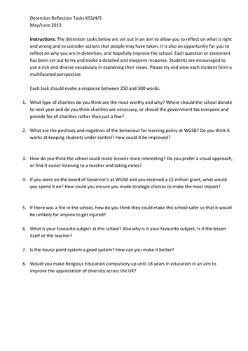 restorative justice tasks for students teaching resources