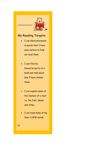 reading bookmarks