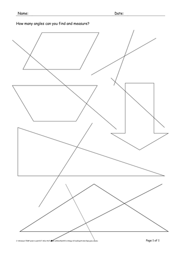 Angle measuring and classification
