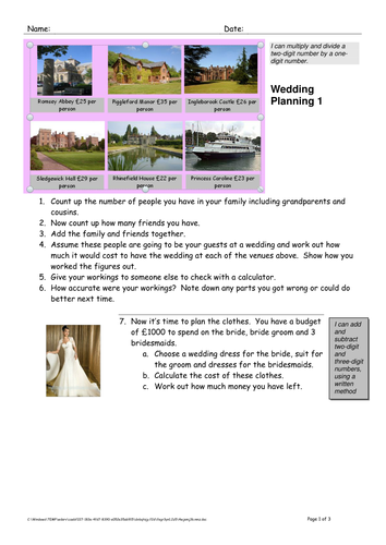 Planning a Wedding