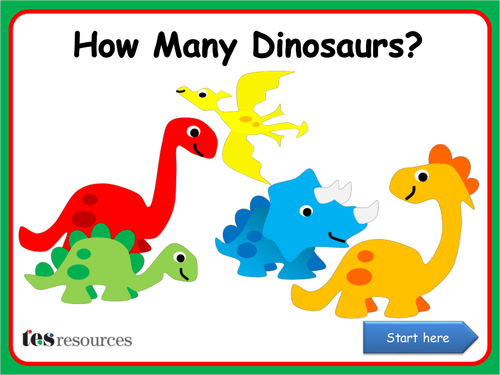 How Many Dinosaurs? IWB activity