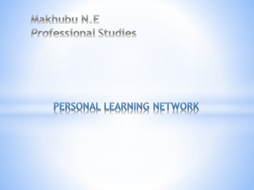 Personal Learning Network