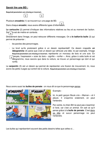 How to read a BD / French Comic Book