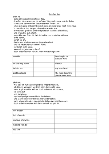 Bye Bye Cro Lyrics N Sync 2020 04 07